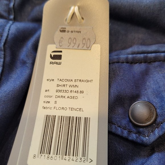 G Star Women's Denim Shirt - New with Tags - Picture 1 of 4